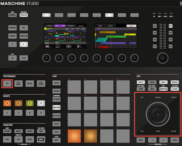 How Can I Adjust the Master Tempo of MASCHINE 2 Using the MASCHINE STUDIO  Controller? – Native Instruments