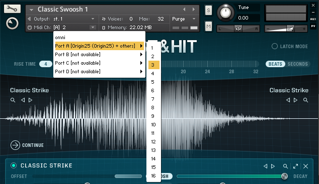 kontakt player midi keyboard