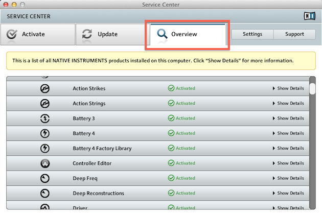 native instruments battery 4 library update