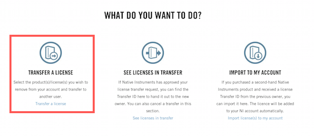 How to Request a License Transfer ID to Sell Your NI Product 