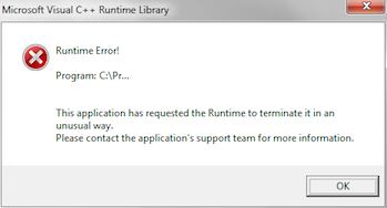 Message D Erreur Windows Runtime Error Native Instruments