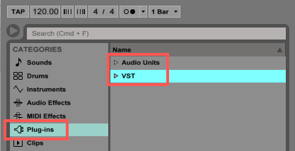 how to use vst plugins for ableton