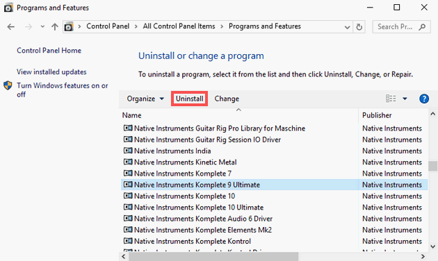 native instruments software registration