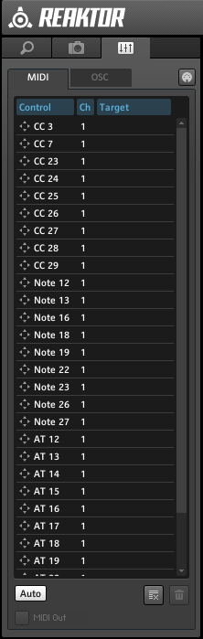MIDI Tab
