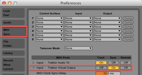 Activate MIDI Sync