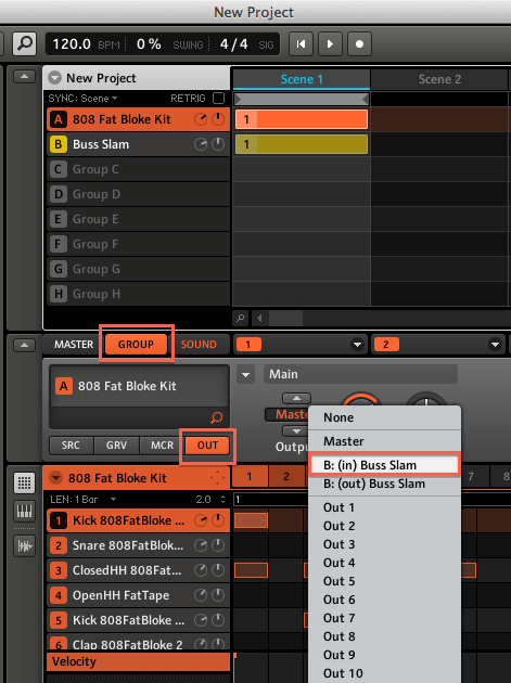 Effect Routing