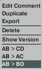 Edit Menu