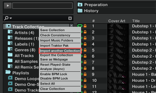 Import Collection