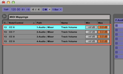 MIDI Mappings