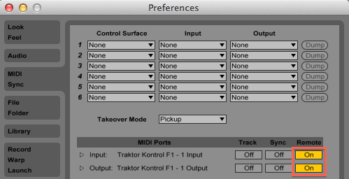 MIDI Settings