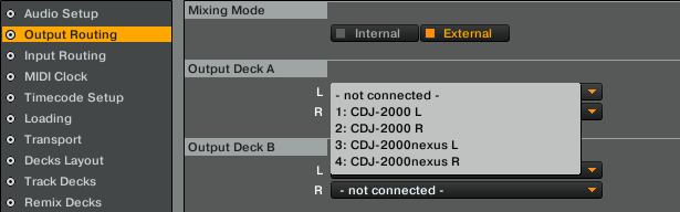 Pioneer Output Routing