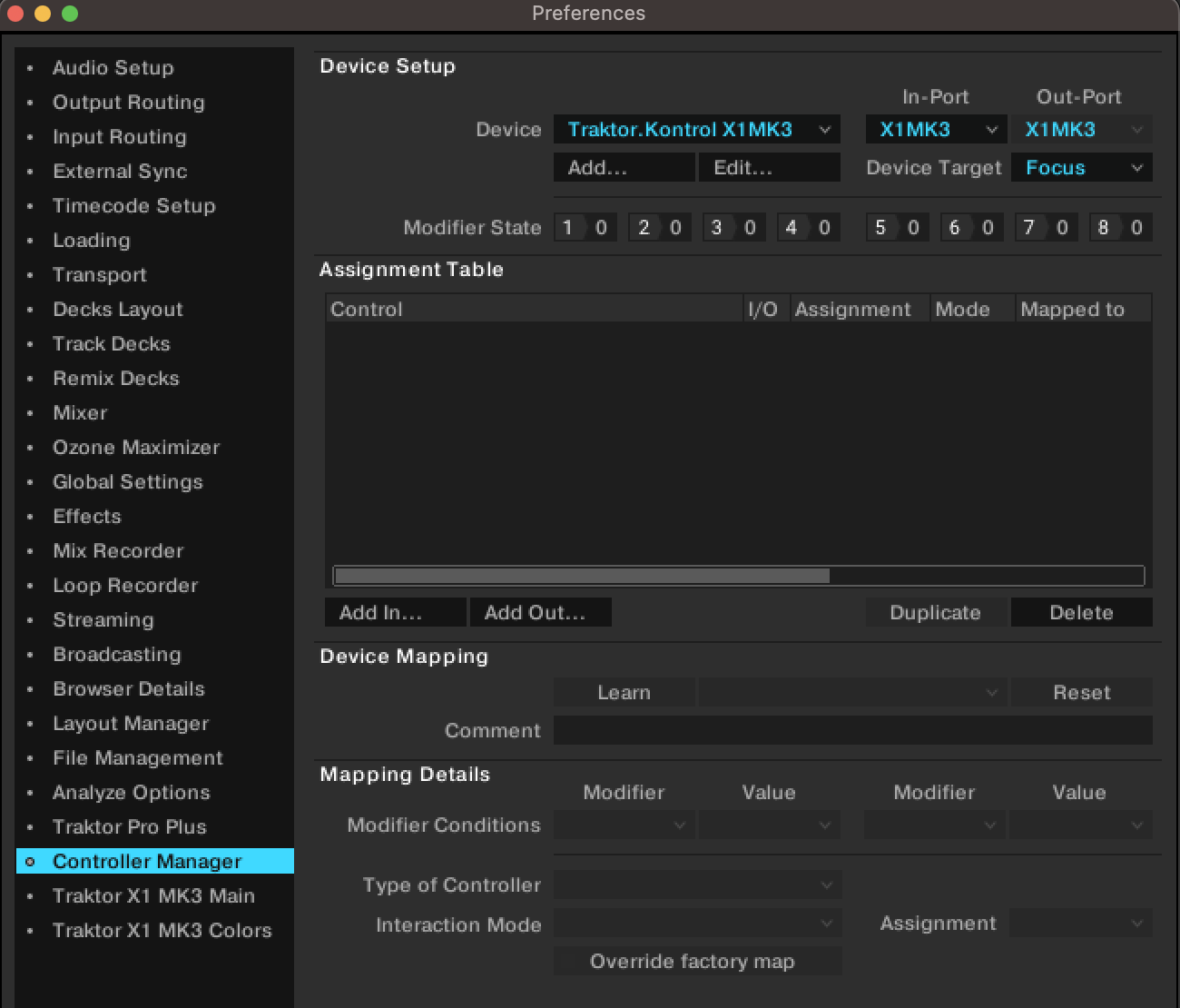 Traktor X1 MK3 Overmapping Instructions – Native Instruments