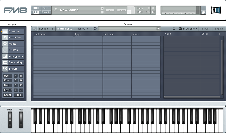 Absynth 5 / FM8 / Massiveのブラウザにプリセットが表示されない