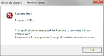 Runtime Error
