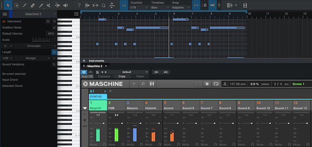 Triggering Maschine Instruments from PreSonus Studio One