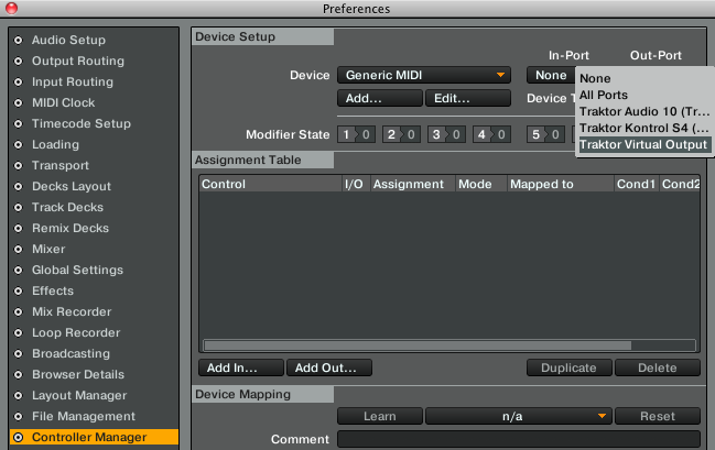 MIDI Output