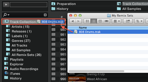 Import Drag Drop