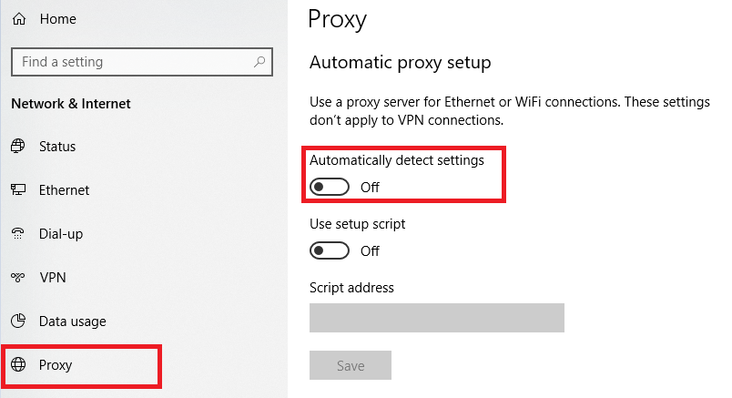 NAErrorNoCompatibleUpdateFound_ProxySettings.PNG
