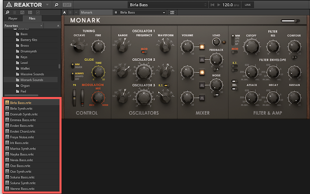 Monark_Presets_in_Browser.png