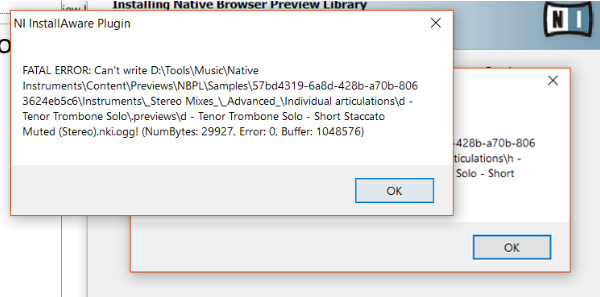 native instruments maschine library fatal error