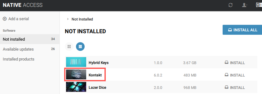 kontakt native access serial keygen