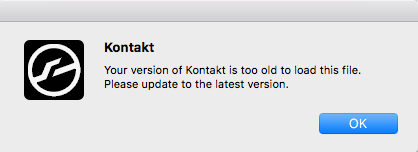 kontakt 6 player not running