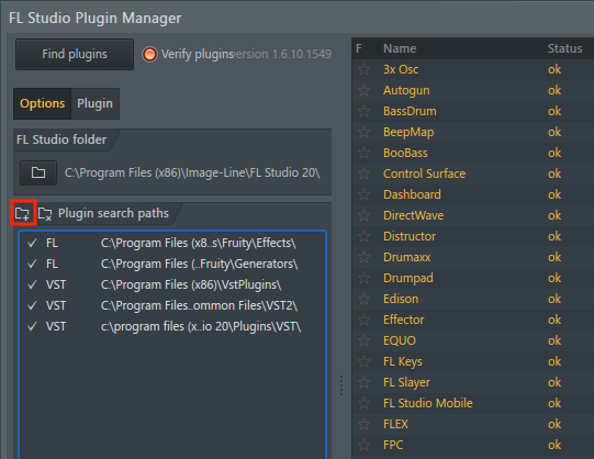 Plug-in Administration in FL Studio 20 (Windows) – Native Instruments