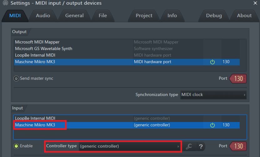 Recording MIDI Notes in FL Studio from Maschine Native Instruments
