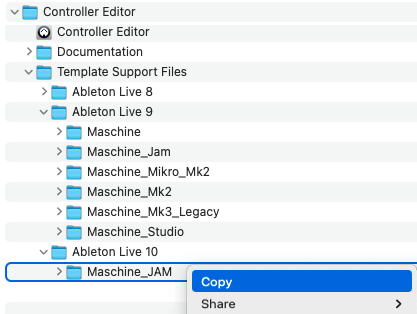 Installation der Maschine-Templates für Ableton Live – Native Instruments