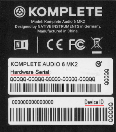 How to Find Your NI Product Serial Number – Native Instruments