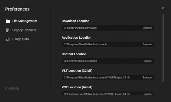 native instruments access