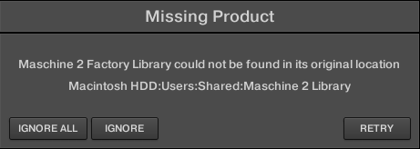 native instruments maschine library fatal error