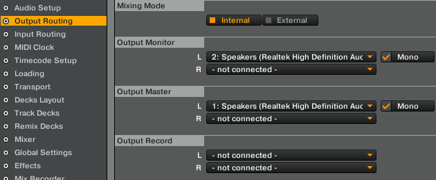 Traktor pro 2 headphone setup