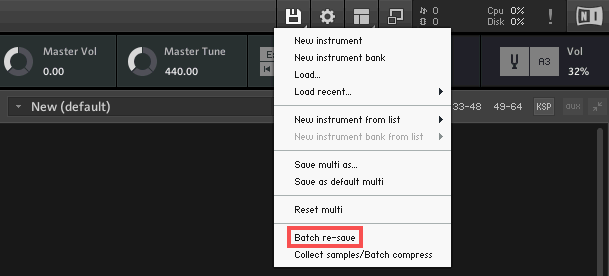 kontakt 6 player missing