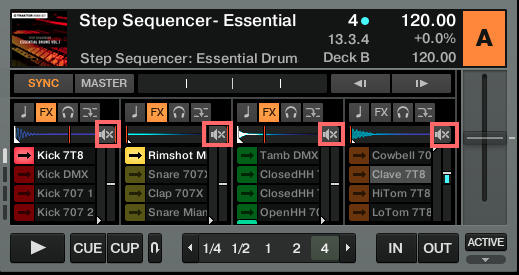 traktor f1 step sequencer mapping